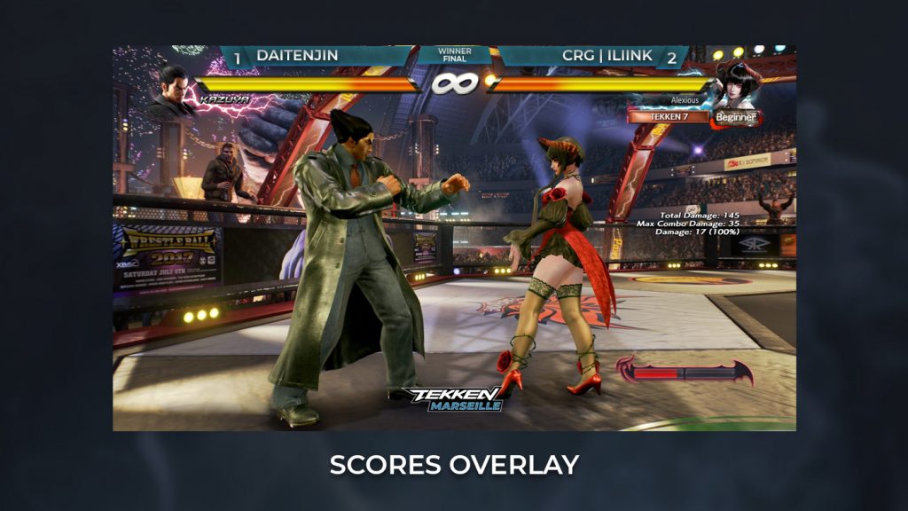Tekken marseille scores overlay